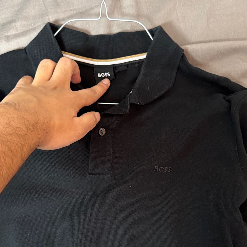 Boss Men's Dark Polo Shirt